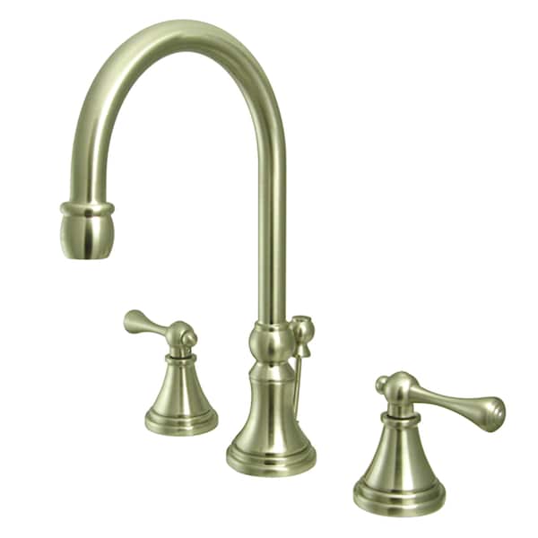 8" Widespread Bathroom Faucet, Brushed Nickel